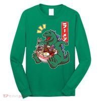 Cute Kaiju Ramen Long Sleeve Shirt thumb 0