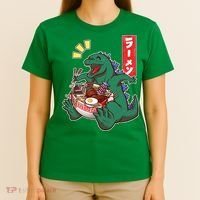 Cute Kaiju Ramen T-Shirt thumb 4