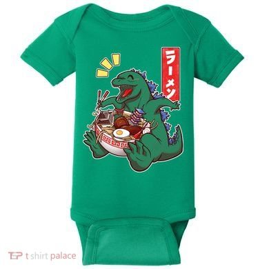 Cute Kaiju Ramen Baby Bodysuit