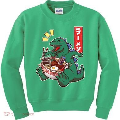 Cute Kaiju Ramen Kids Sweatshirt