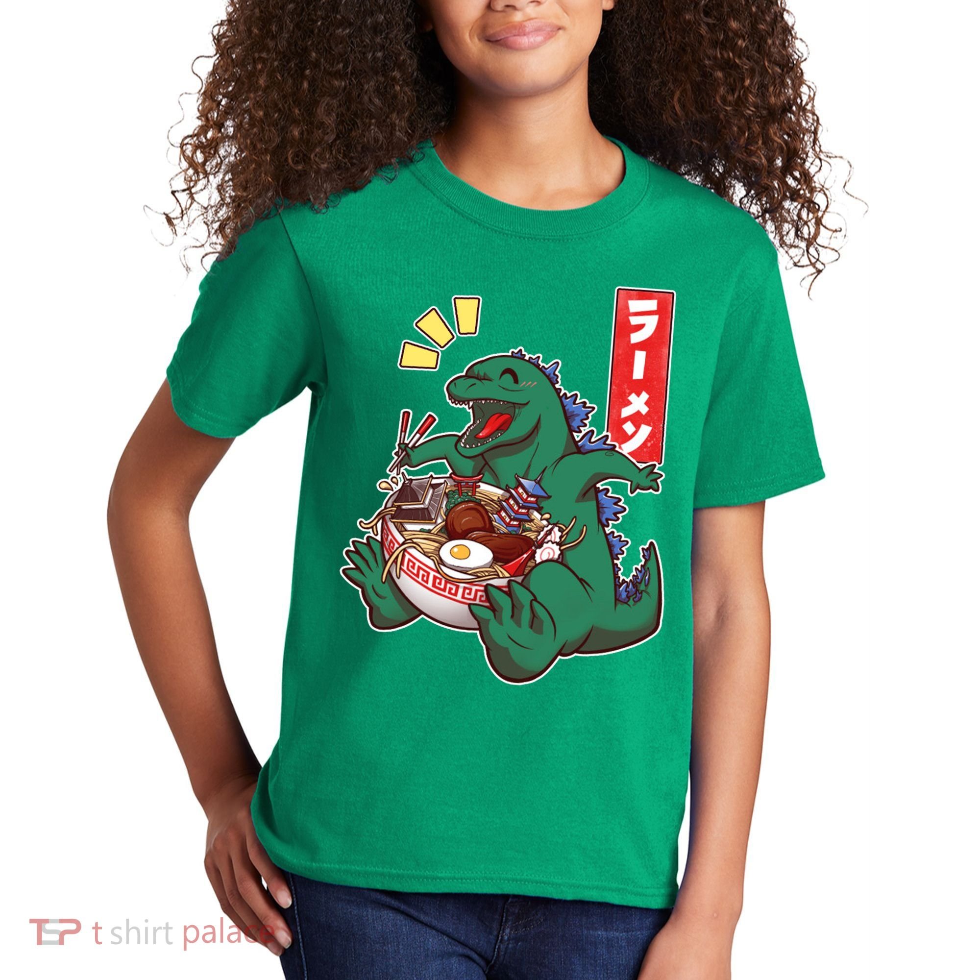 Cute Kaiju Ramen Kids T-Shirt