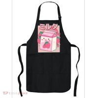 Cute Kawaii Japanese Strawberry Milk Apron thumb 0