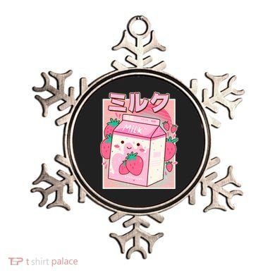 Cute Kawaii Japanese Strawberry Milk Ornament