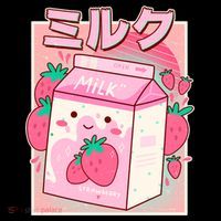 Cute Kawaii Japanese Strawberry Milk Visor thumb 3