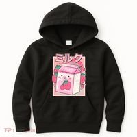 Cute Kawaii Japanese Strawberry Milk Kids Hoodie thumb 0