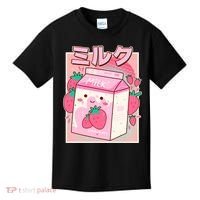 Cute Kawaii Japanese Strawberry Milk Kids T-Shirt thumb 0