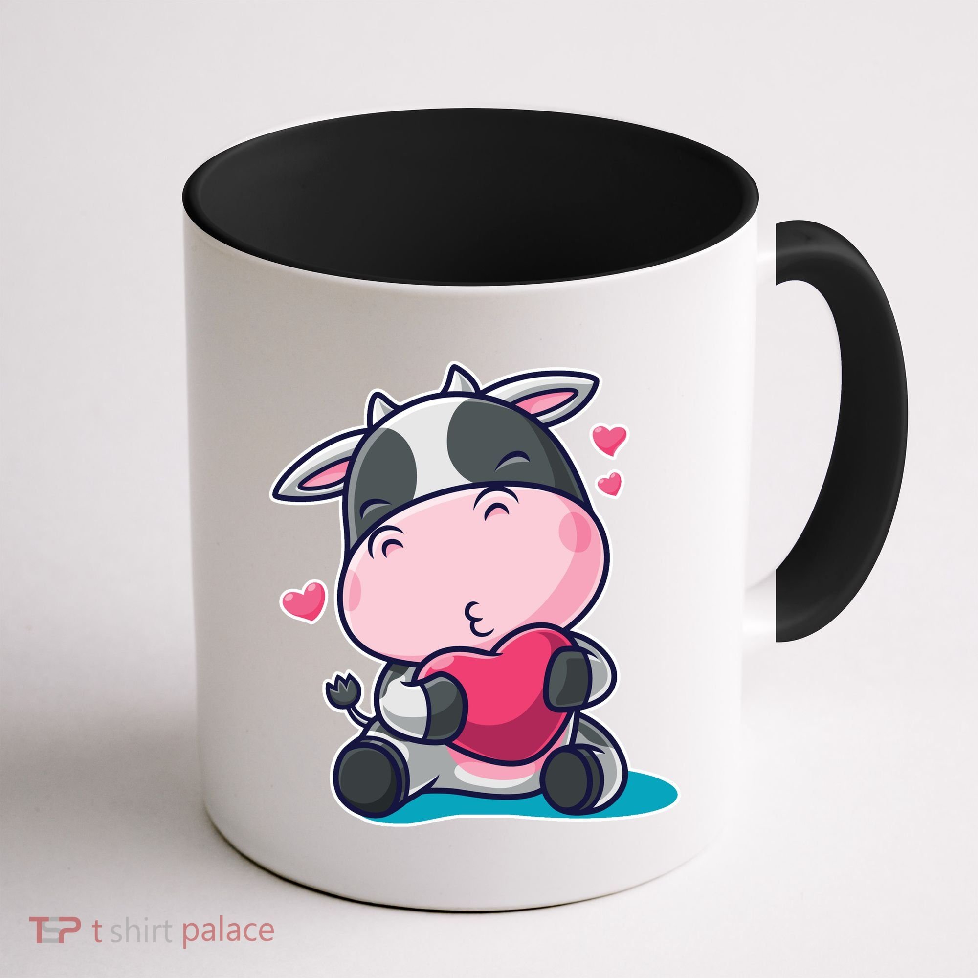 Cute Kawii Cow Hearts Coffee Mug