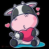 Cute Kawii Cow Hearts Coffee Mug thumb 5