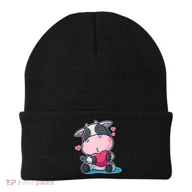 Cute Kawii Cow Hearts Beanie