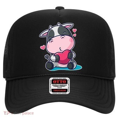 Cute Kawii Cow Hearts Hat