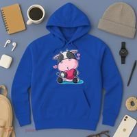 Cute Kawii Cow Hearts Hoodie thumb 3
