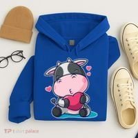 Cute Kawii Cow Hearts Hoodie thumb 4