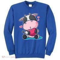 Cute Kawii Cow Hearts Sweatshirt thumb 0