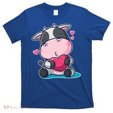 Cute Kawii Cow Hearts T-Shirt