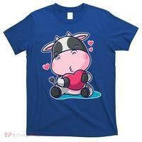 Cute Kawii Cow Hearts T-Shirt thumb 0
