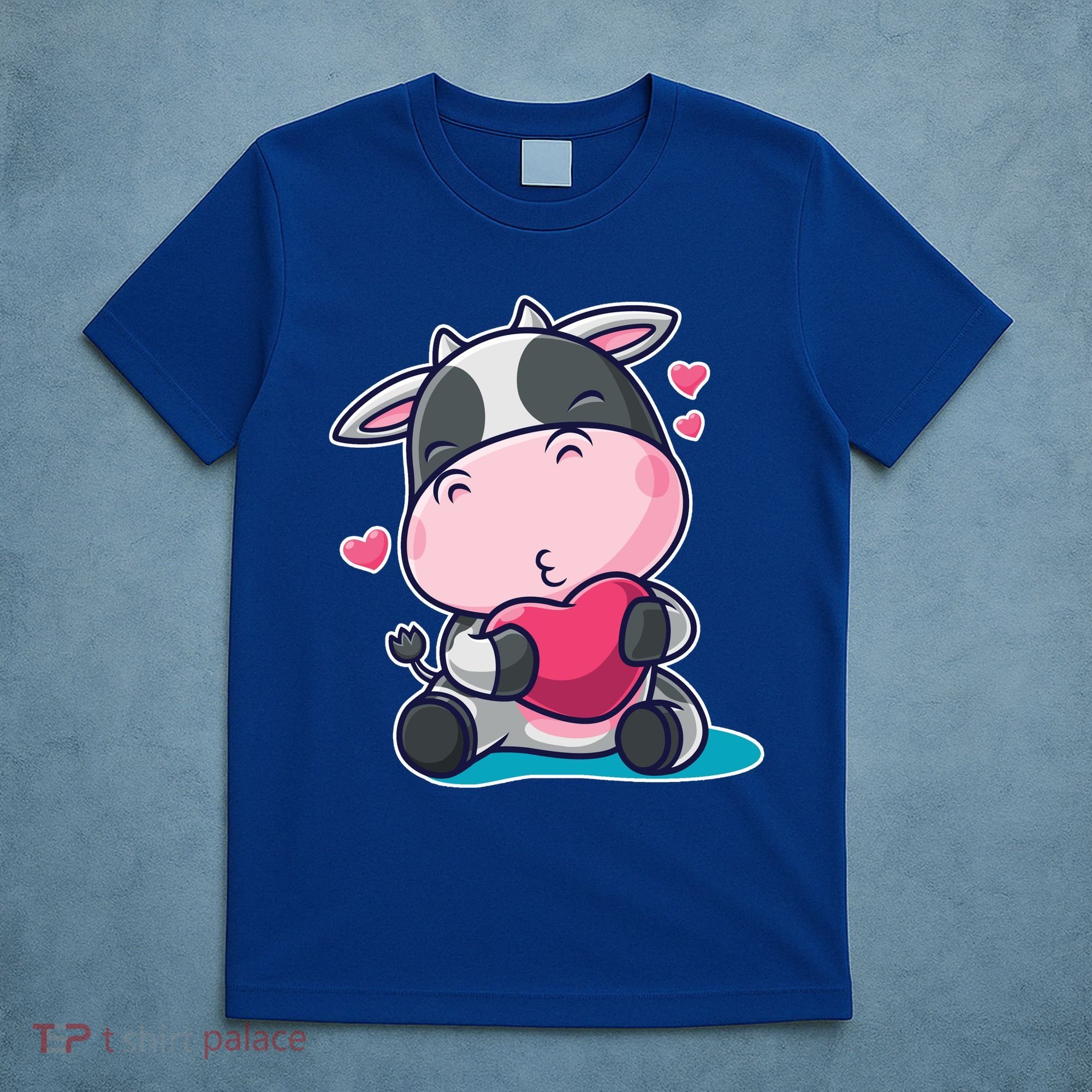 Cute Kawii Cow Hearts T-Shirt