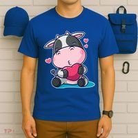 Cute Kawii Cow Hearts T-Shirt thumb 6