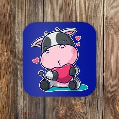 Cute Kawii Cow Hearts Coaster