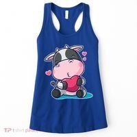 Cute Kawii Cow Hearts Women's Tank Top thumb 0