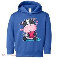 Cute Kawii Cow Hearts Toddler Hoodie thumb 0