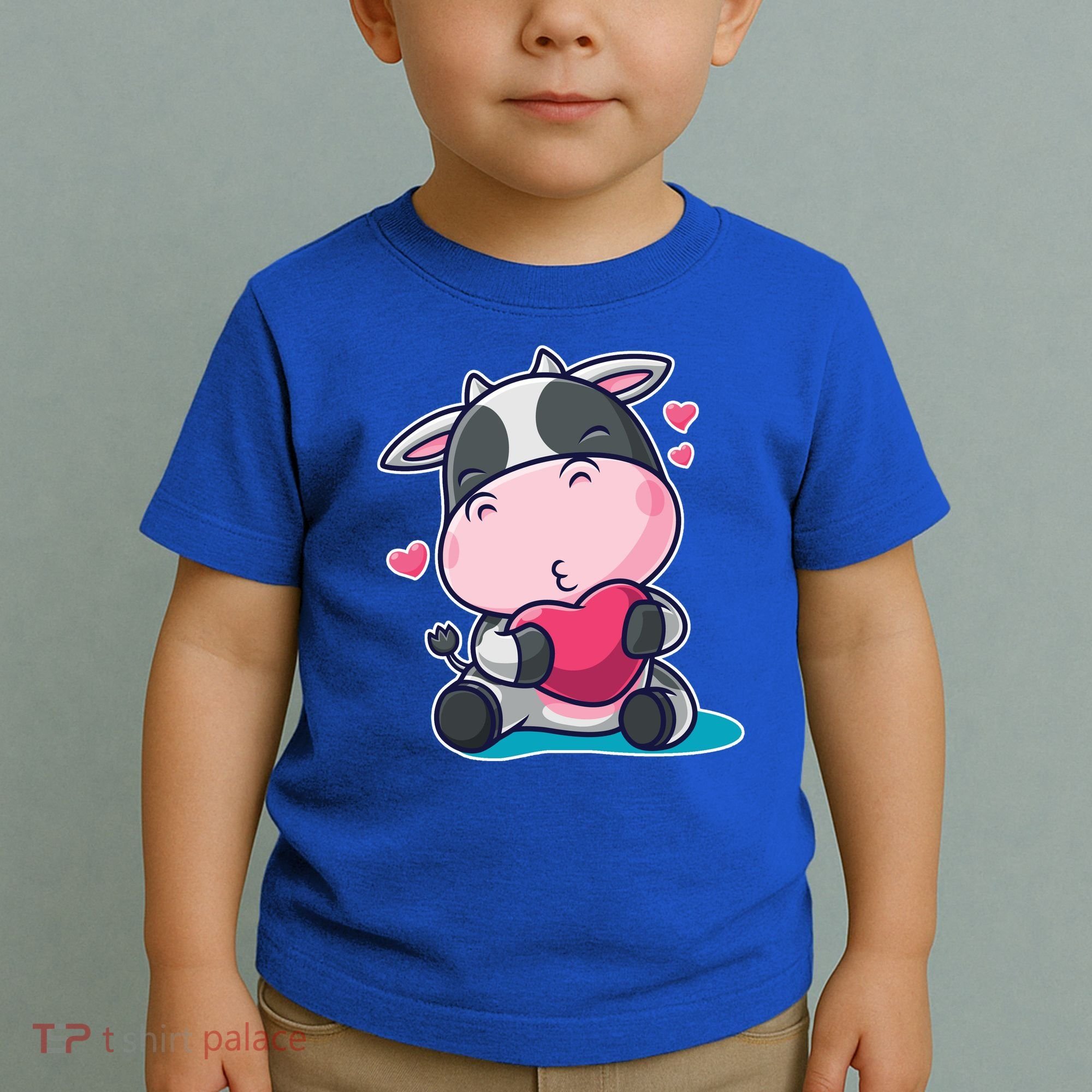 Cute Kawii Cow Hearts Toddler T-Shirt