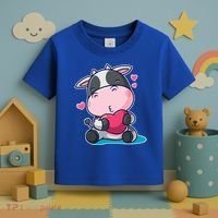 Cute Kawii Cow Hearts Toddler T-Shirt thumb 3