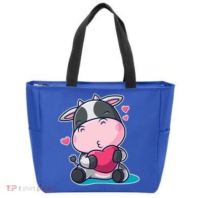 Cute Kawii Cow Hearts Tote Bag