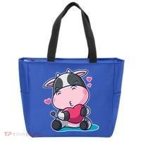 Cute Kawii Cow Hearts Tote Bag thumb 0