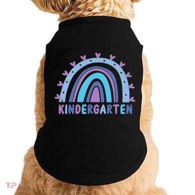 Cute Kindergarten Rainbow Doggie Tank