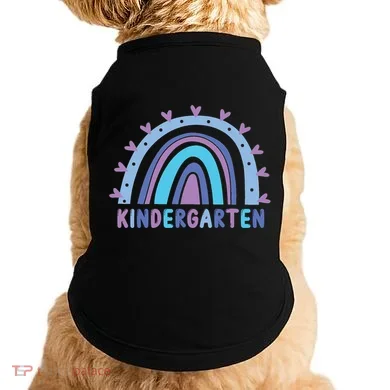 Cute Kindergarten Rainbow Doggie Tank
