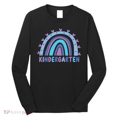 Cute Kindergarten Rainbow Long Sleeve Shirt