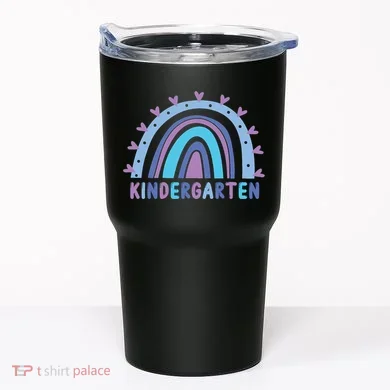 Cute Kindergarten Rainbow Tumbler