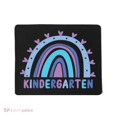 Cute Kindergarten Rainbow Mousepad
