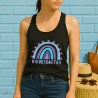 Cute Kindergarten Rainbow Women's Tank Top thumb 2