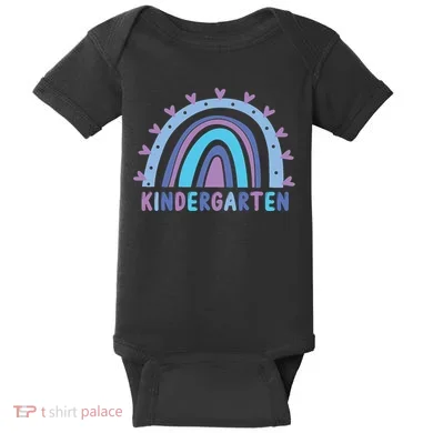 Cute Kindergarten Rainbow Baby Bodysuit