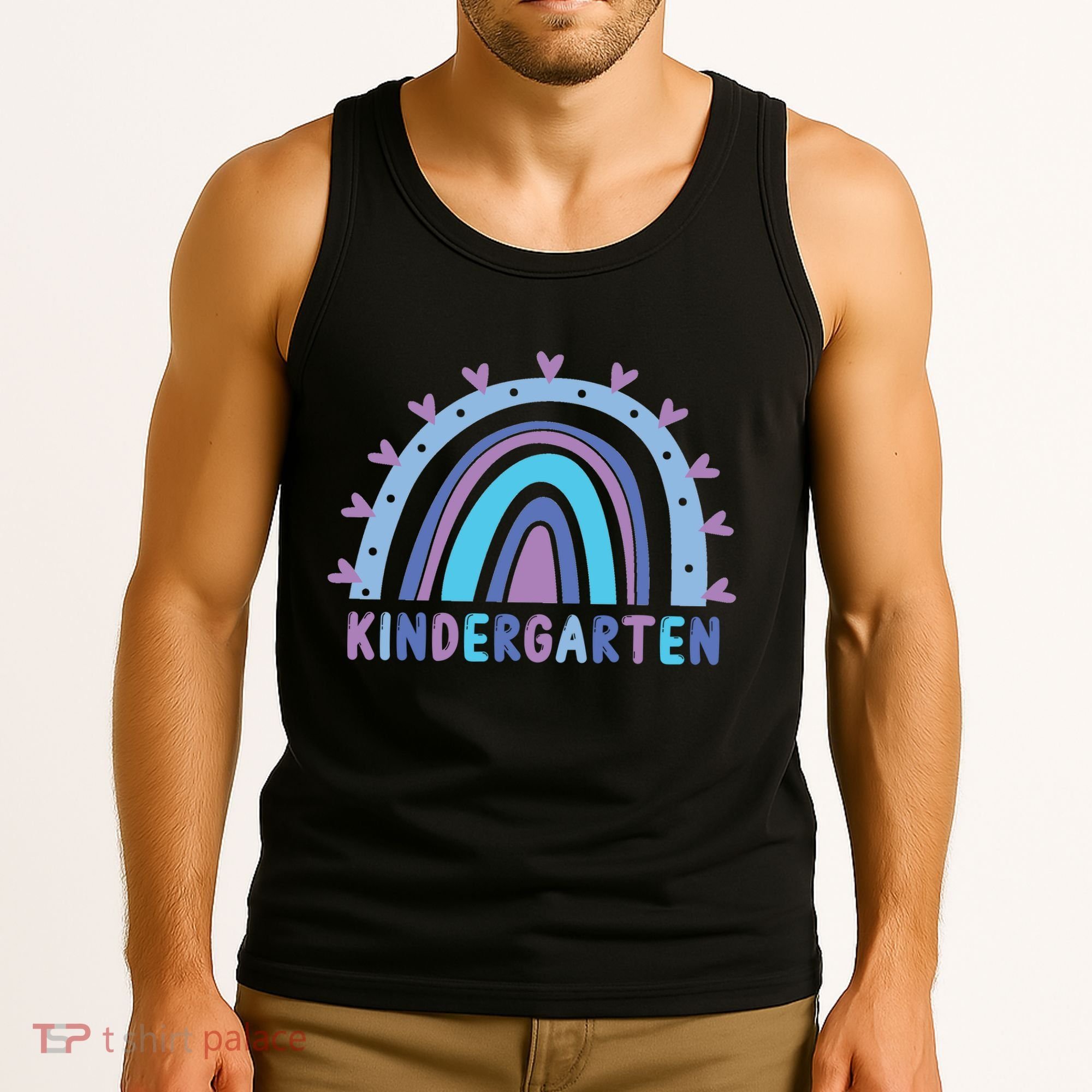 Cute Kindergarten Rainbow Tank Top