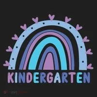 Cute Kindergarten Rainbow Golf Towel thumb 3