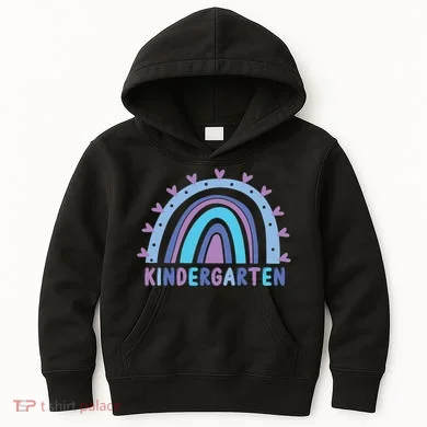Cute Kindergarten Rainbow Kids Hoodie