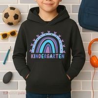 Cute Kindergarten Rainbow Kids Hoodie thumb 2