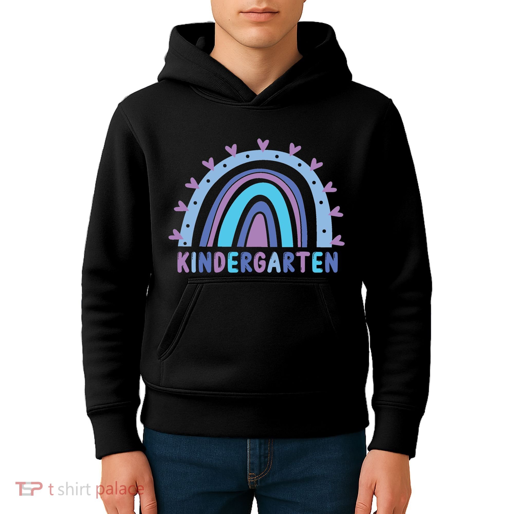 Cute Kindergarten Rainbow Kids Hoodie