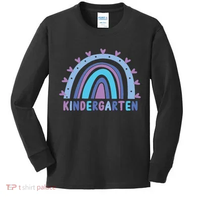 Cute Kindergarten Rainbow Kids Long Sleeve Shirt