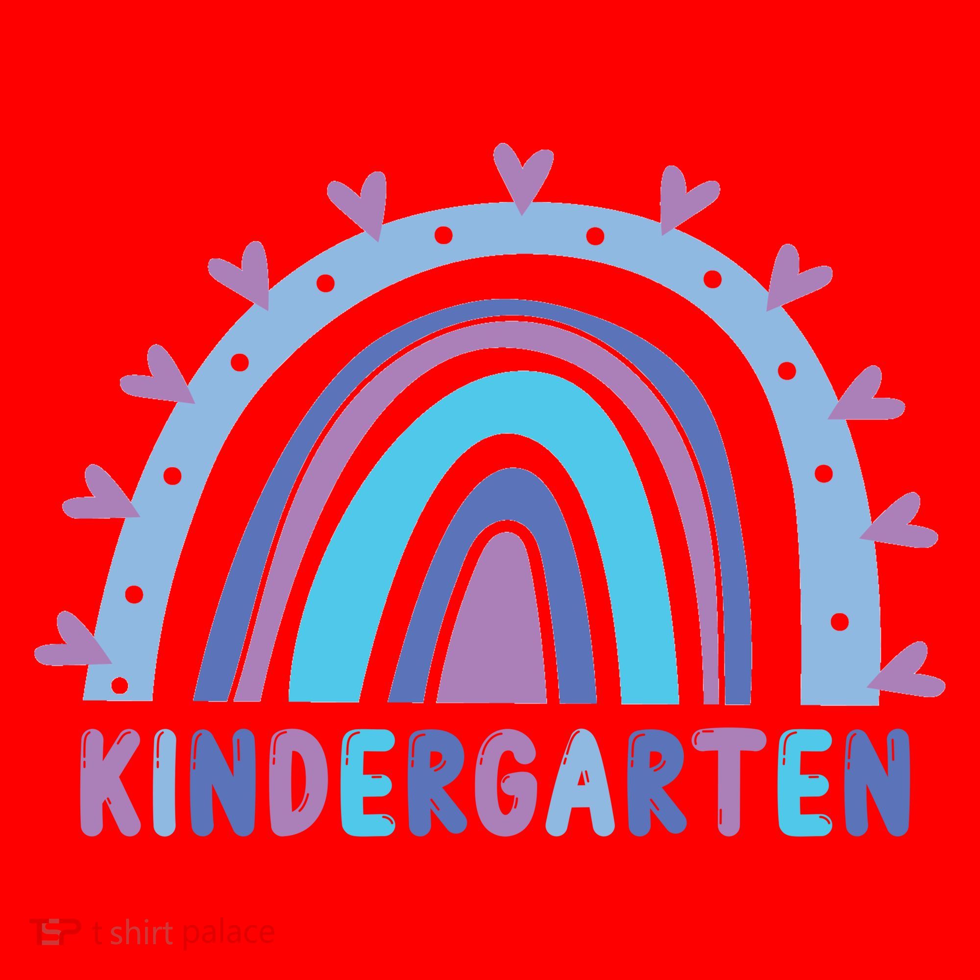 Cute Kindergarten Rainbow Santa Hat