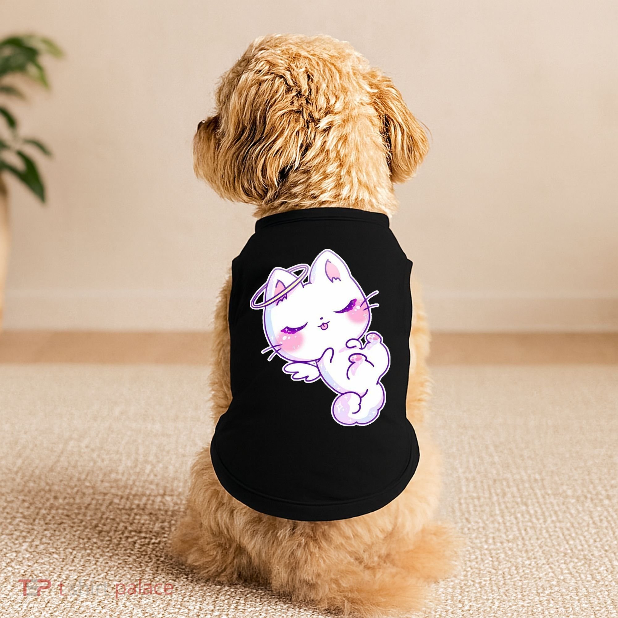 Cute Kitten Angel Doggie Tank