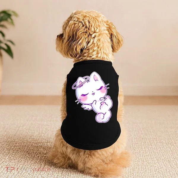 Cute Kitten Angel Doggie Tank