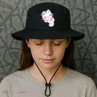 Cute Kitten Angel Bucket Hat thumb 3