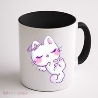 Cute Kitten Angel Coffee Mug thumb 1