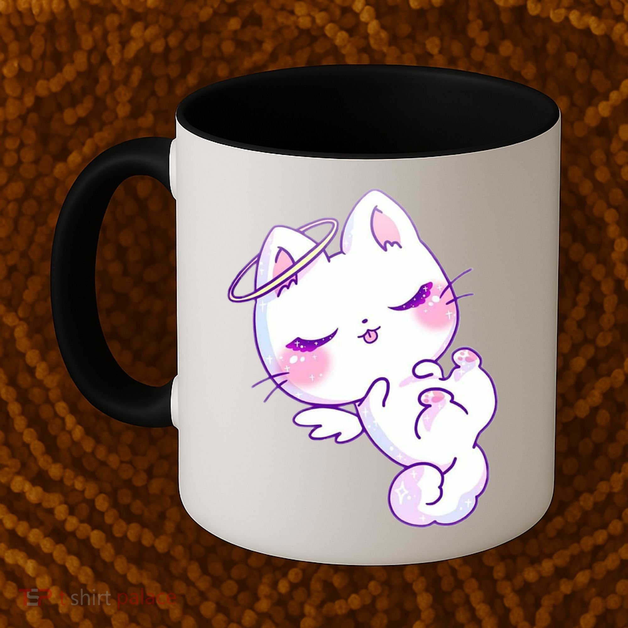Cute Kitten Angel Coffee Mug