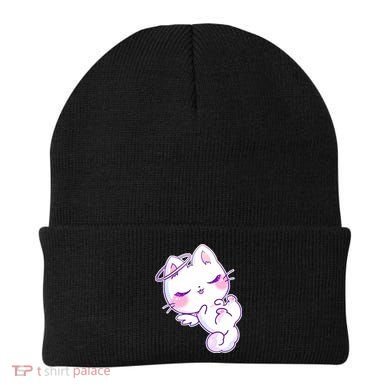 Cute Kitten Angel Beanie
