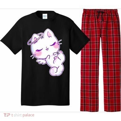 Cute Kitten Angel Pajama Set