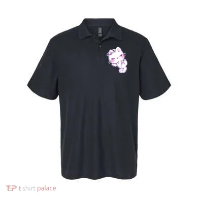 Cute Kitten Angel Polo